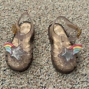 Mini Melissa jelly shoes, size 7T
